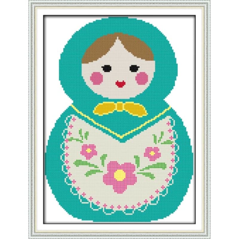 Russian Dolls 2 Needlework Kits Uk