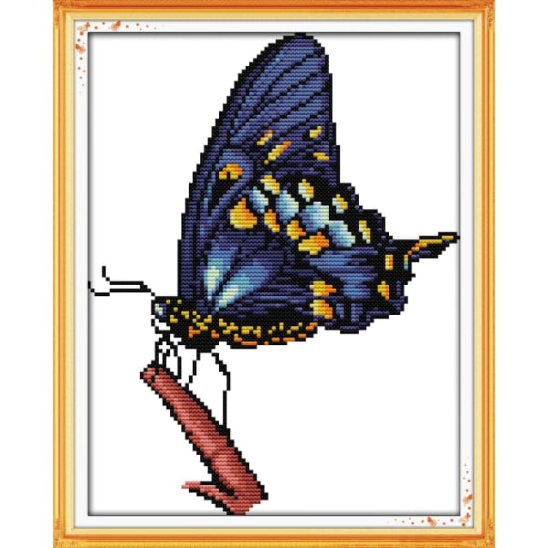 Buy The Blue Butterfly Cross Stitch Kits Needlework Australia