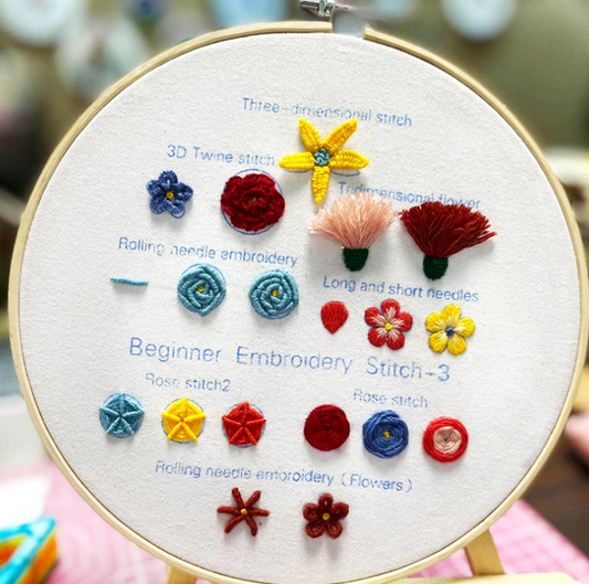 BEGINNER EMBROIDERY STITCH-3