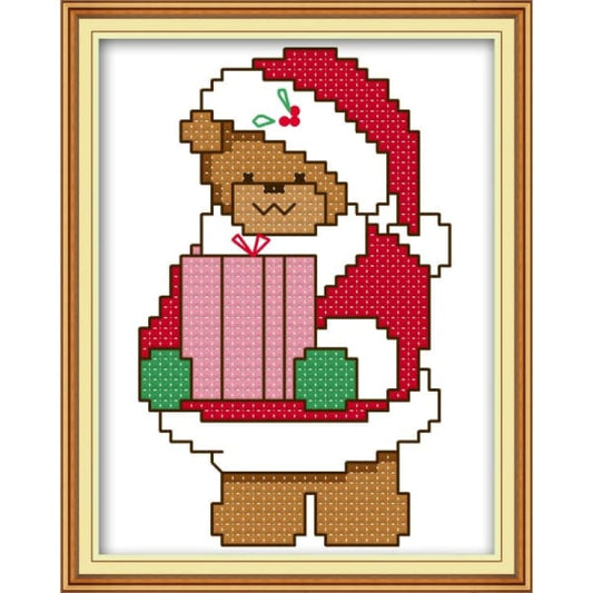A Christmas bear for gifts