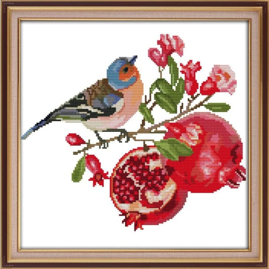 Bird and pomegranate