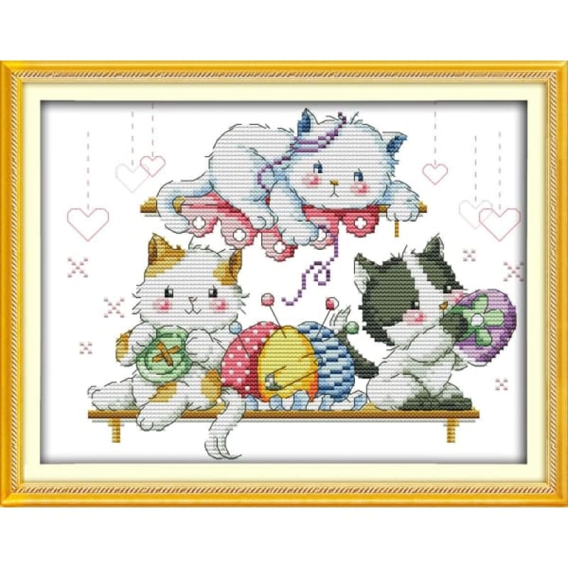 Cat embroidery