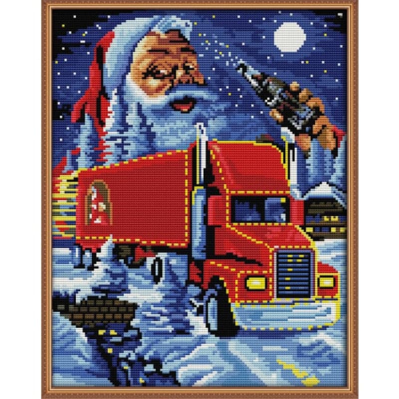 Christmas truck – Needlework Kits - UK