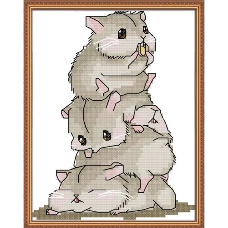 Five little hamsters