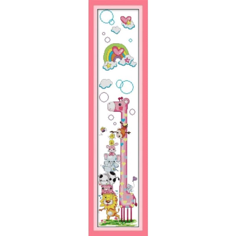 Height chart of giraffe – Needlework Kits - UK