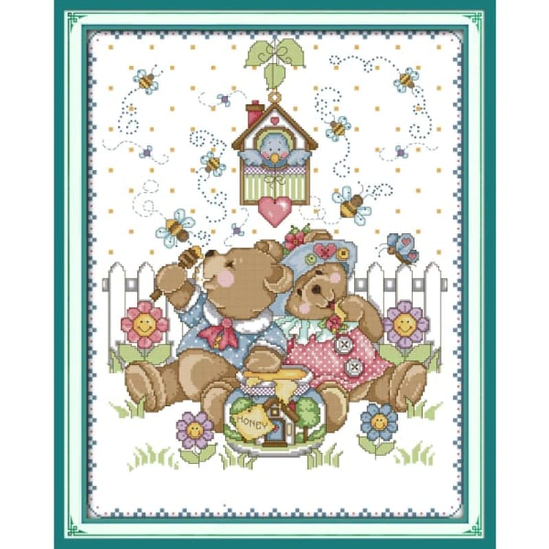 Naughty Bears Heaven Needlework Kits Uk