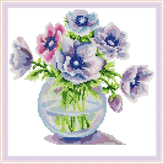 Poppy flower vase 2