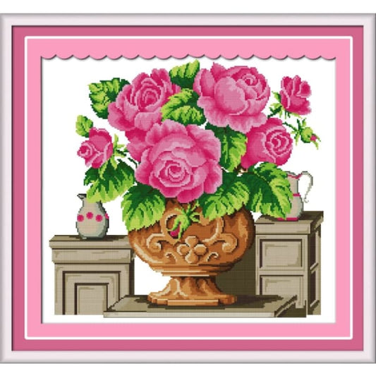 Rose vase(1) (Pink)