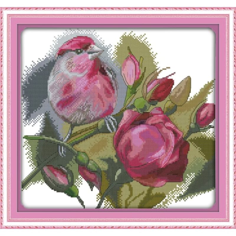 The bird and roses