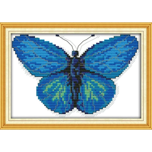 The blue butterfly