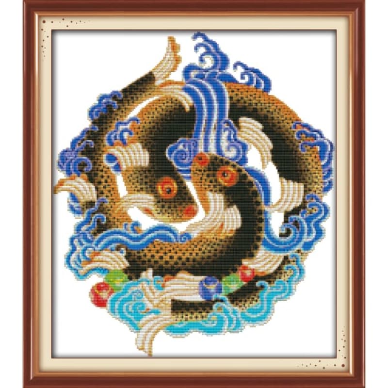 The Eight Auspicious Symbols fish