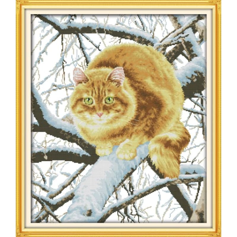 The fat cat on the tree