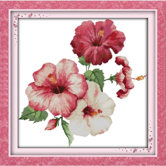 The hibiscus flowers