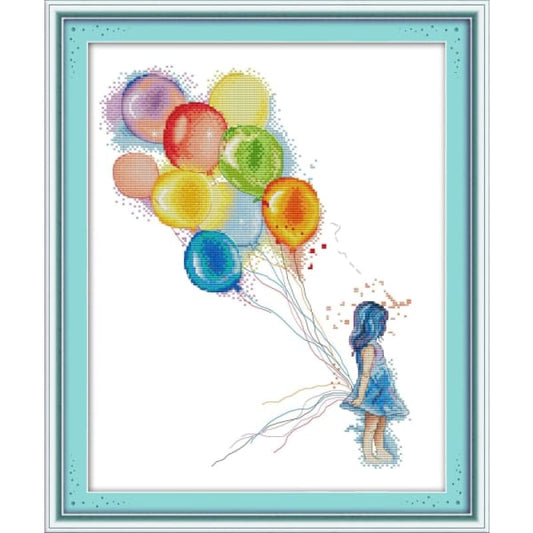 The little girl with a balloon 2