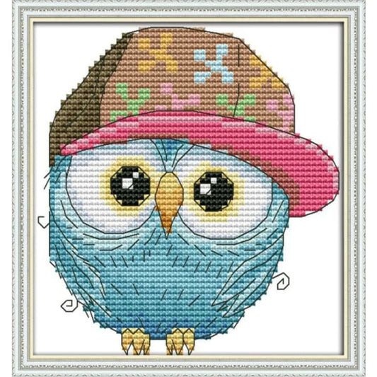 The owl in a hat