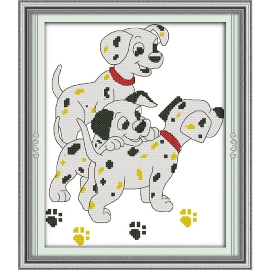 Three Dalmatians